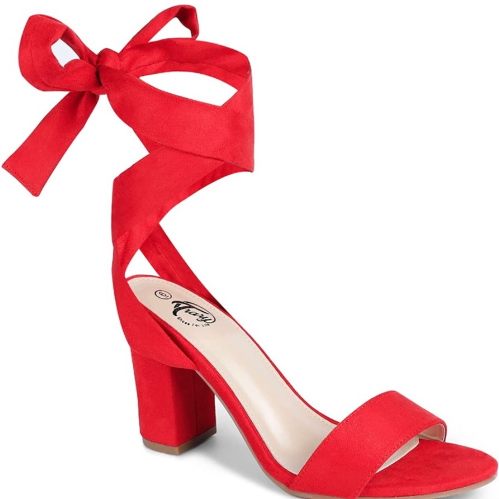Trary Red Heels for Women